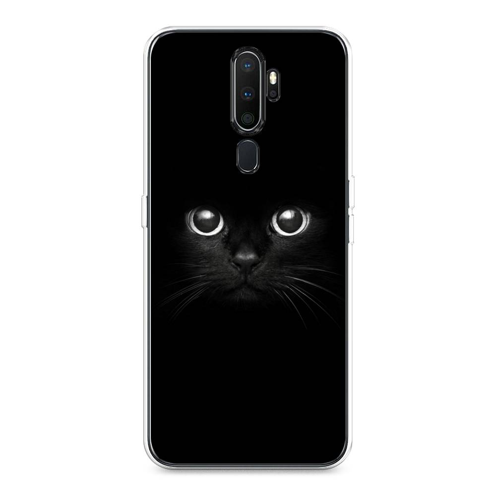 

Чехол Awog на Oppo A5/A9 2020 "Взгляд черной кошки", Разноцветный, 251950-1