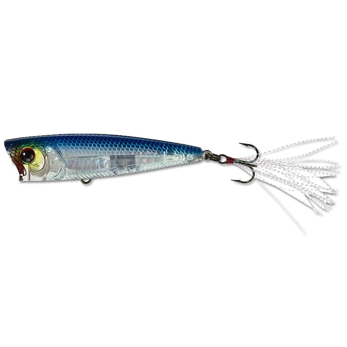 

Воблер Yo-Zuri - Duel 3DB Popper 10 г, 75 мм, PSB, 1 шт., Синий;серебристый