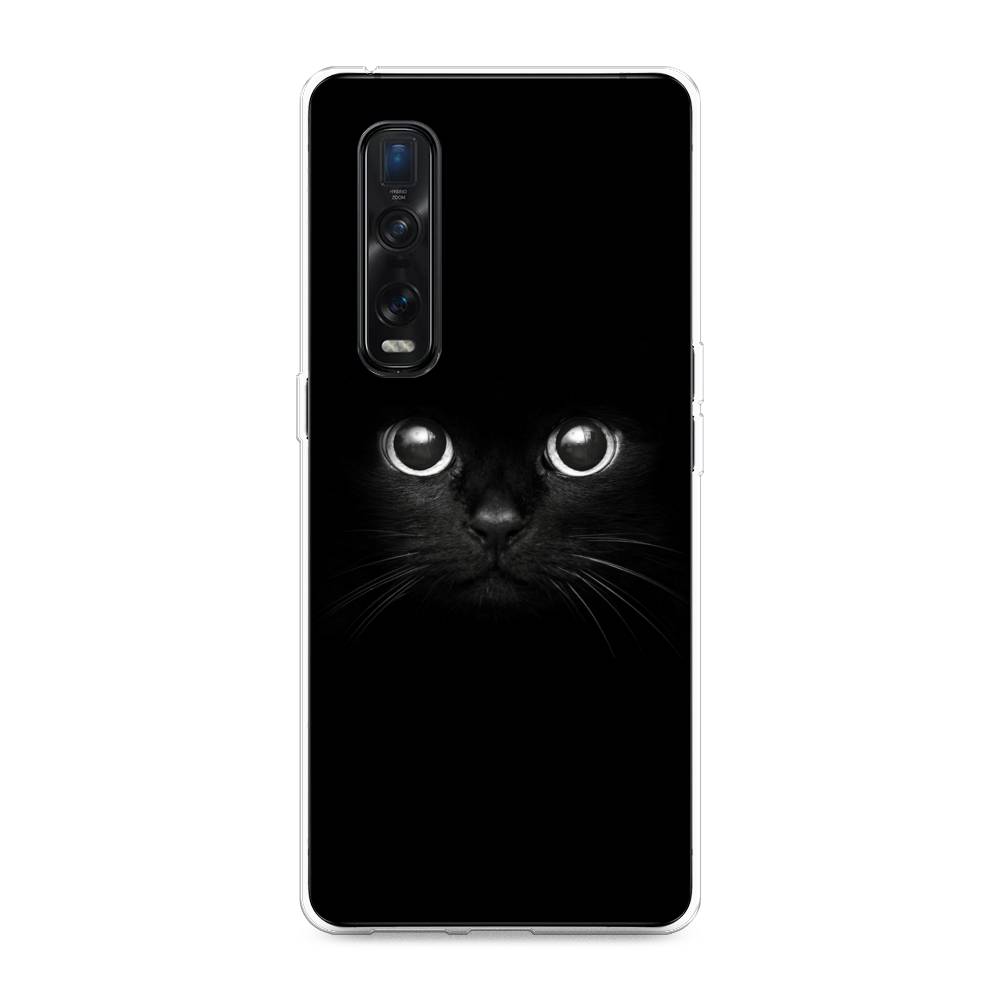 

Чехол Awog на Oppo Find X2 Pro "Взгляд черной кошки", Разноцветный, 253350-1