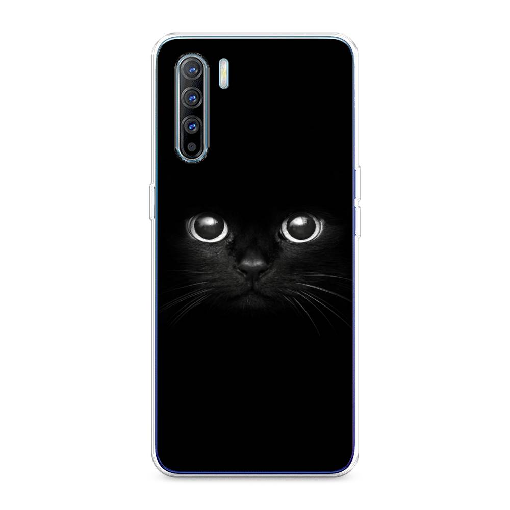 

Чехол Awog на Oppo A91/Reno 3 "Взгляд черной кошки", Разноцветный, 252450-1