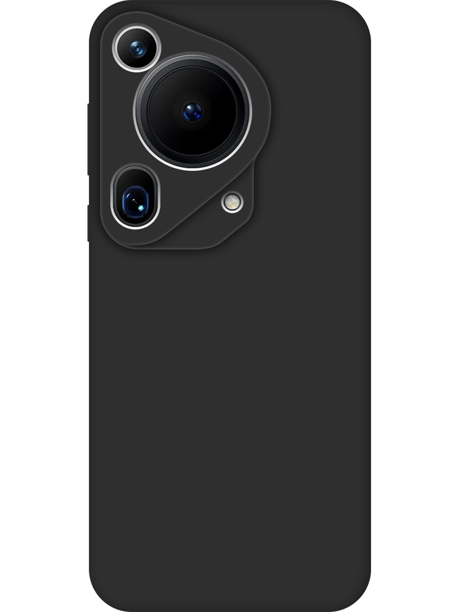 

Силиконовый чехол на Huawei Pura 70 Ultra матовый черный, 782625813
