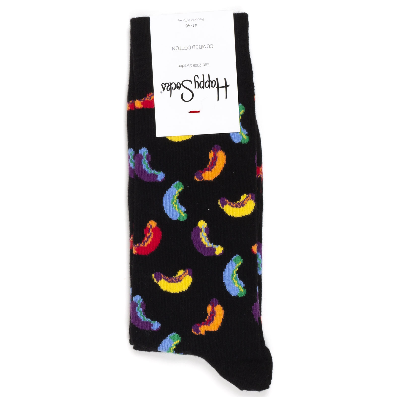 

Носки унисекс Happy Socks Food черные 41-46, Черный, Food
