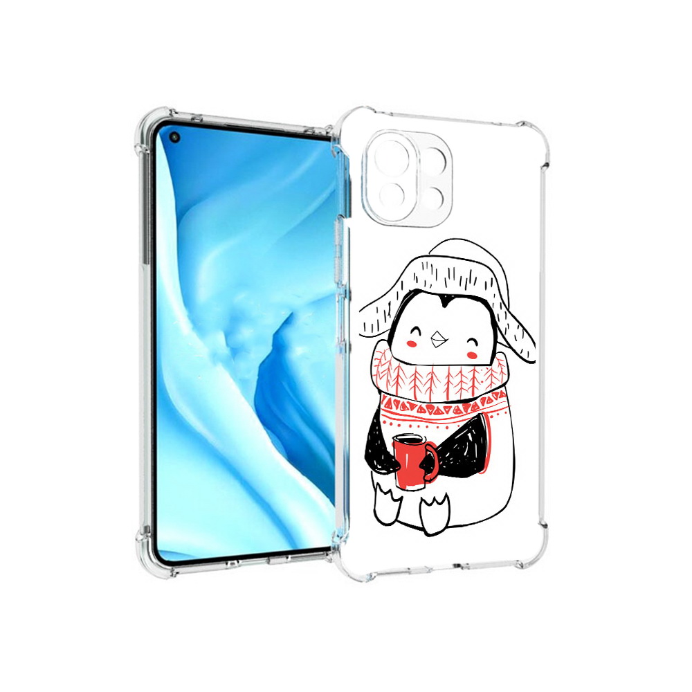 

Чехол MyPads Tocco для Xiaomi Mi 11 Lite Милый пингвин (PT159462.256.115), Прозрачный, Tocco
