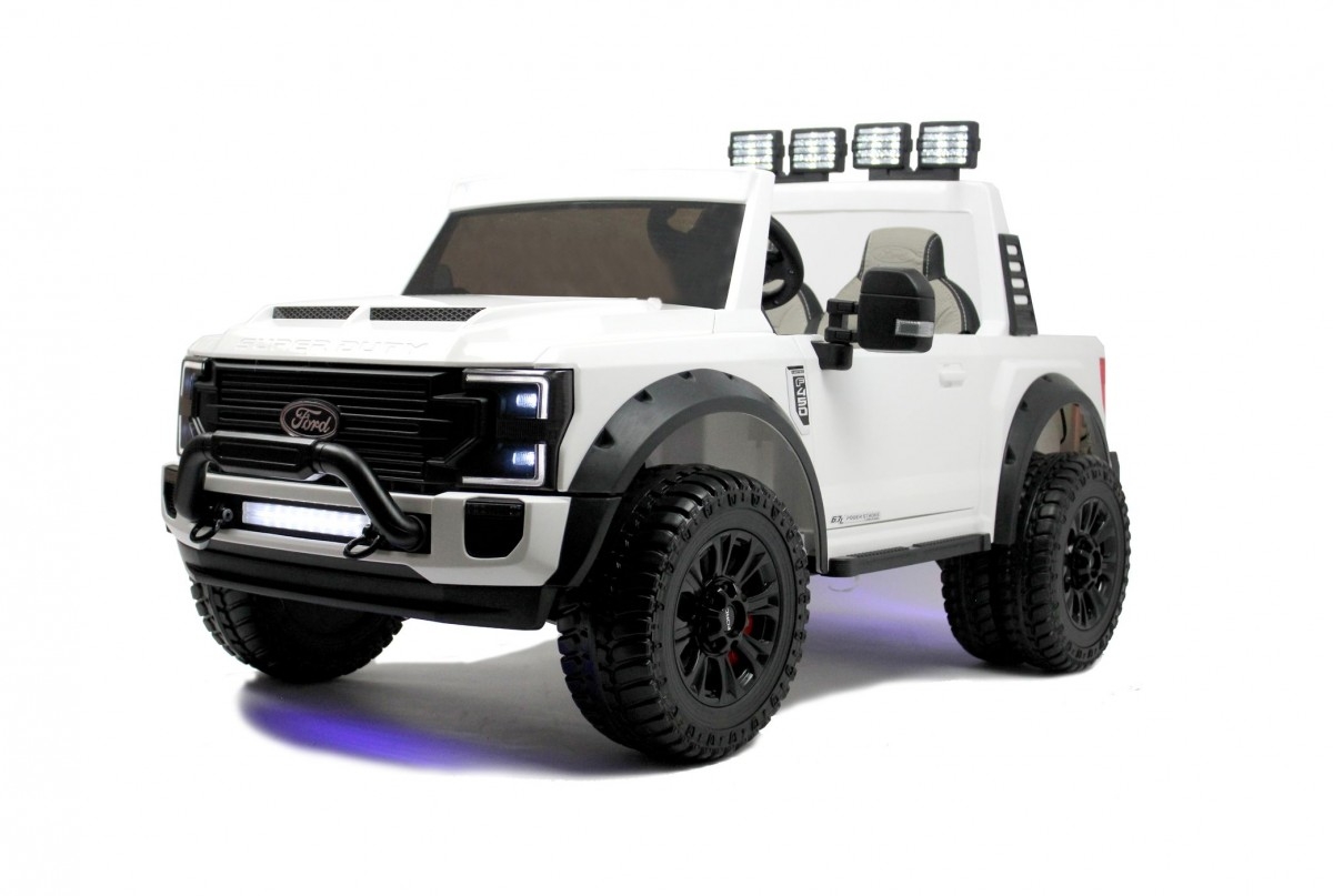 фото Электромобиль rivertoys ford super duty a888mp, белый