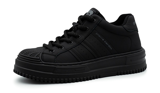 

Кеды мужские Pierre Cardin SN24AW-5 черные 43 RU, Черный, SN24AW-5