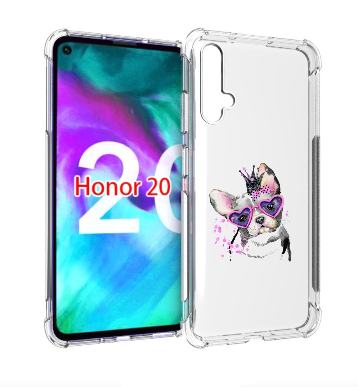 

Чехол бампер MyPads принцесса для Honor 20., Прозрачный, Tocco