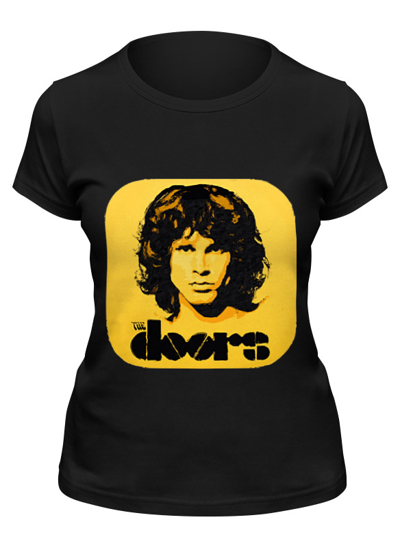 

Футболка женская Printio The doors черная M, Черный, The doors