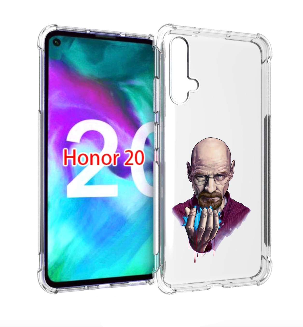

Чехол бампер MyPads разработчик для Honor 20., Прозрачный, Tocco