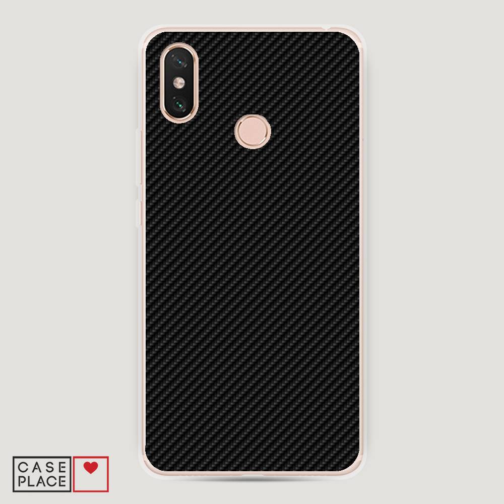 

Пластиковый чехол "Черный карбон" на Xiaomi Mi Max 3