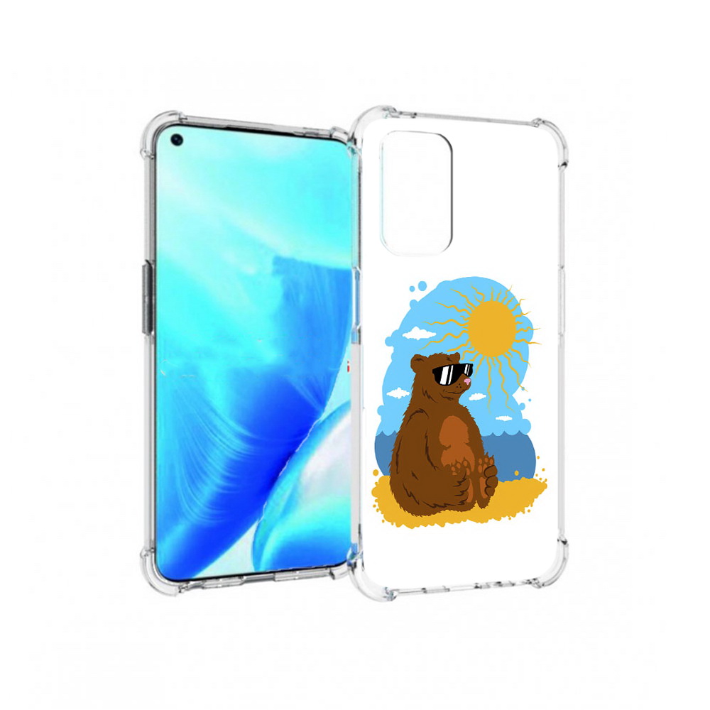 

Чехол MyPads Tocco для OnePlus Nord N200 5G медведь на чиле (PT227046.132.468), Прозрачный, Tocco