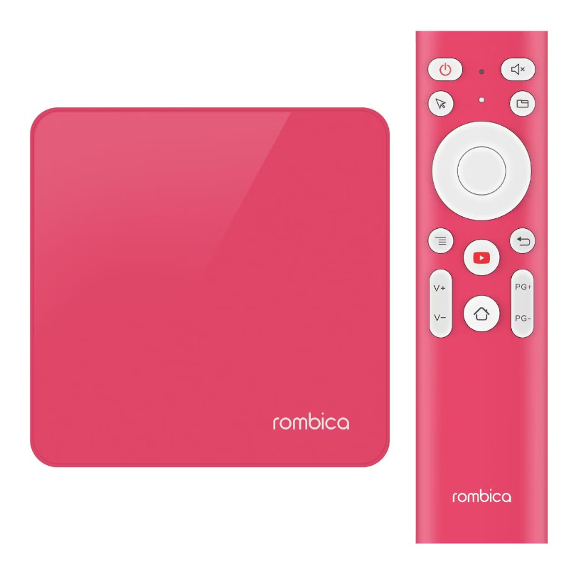 

Смарт-приставка Rombica TV Emotion Magenta Pink розовый, TV Emotion Magenta Pink