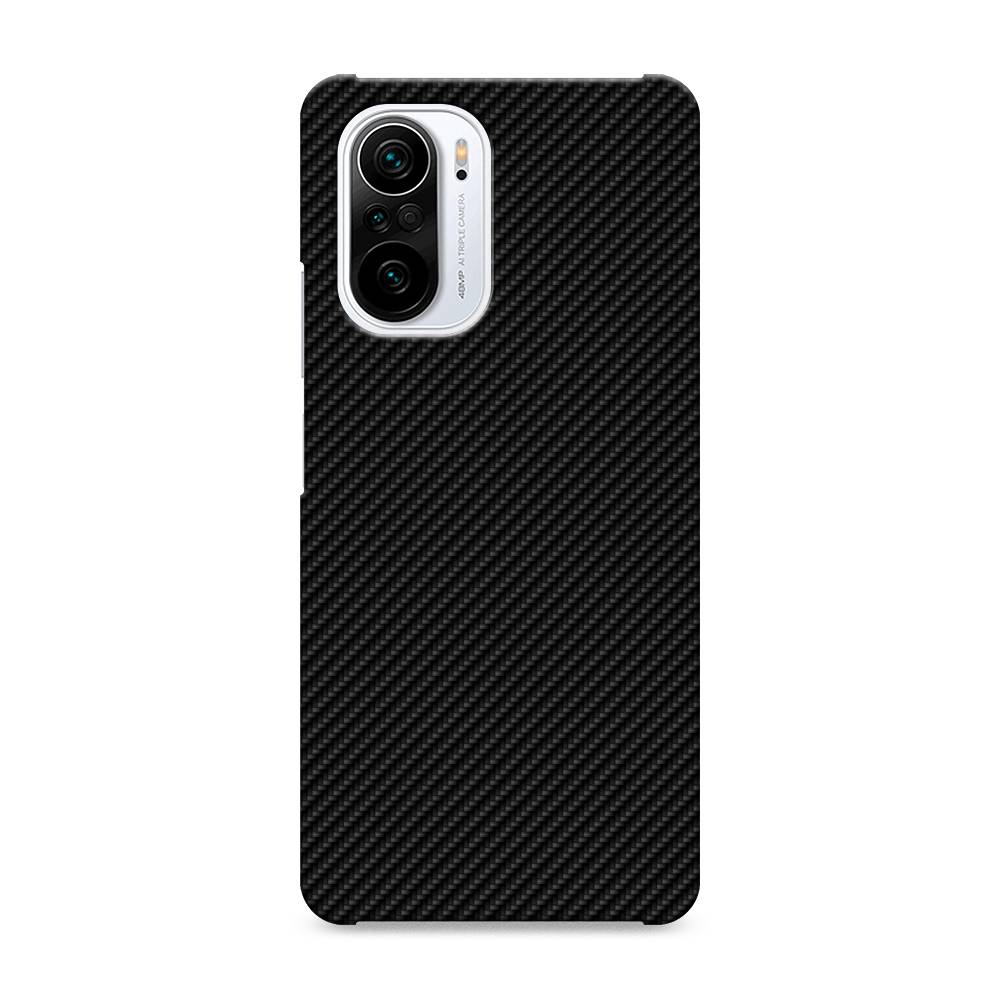 

Пластиковый чехол "Черный карбон" на Xiaomi Poco F3, 310120-2