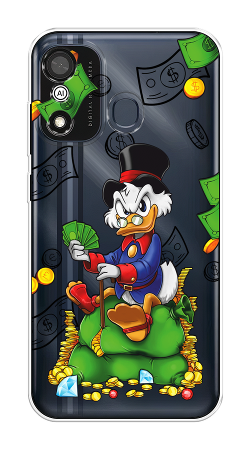 

Чехол на Itel A27 "Scrooge Richness", Черный;синий;зеленый, 3200450-1