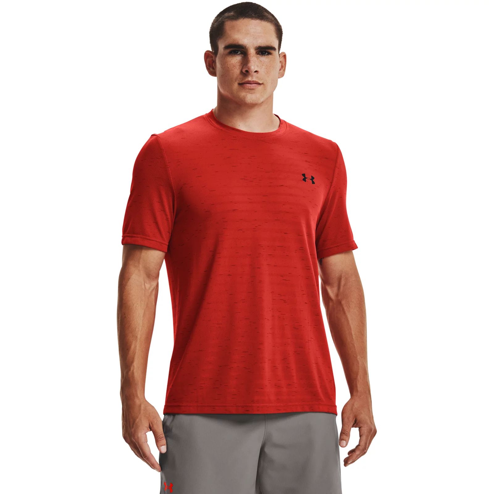 фото Футболка under armour ua seamless fade ss цв.красный s