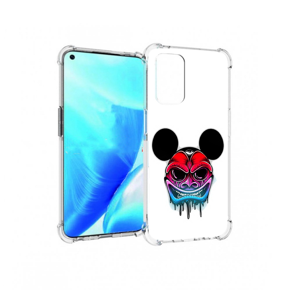 

Чехол MyPads Tocco для OnePlus Nord N200 5G микки в маске (PT227046.132.473), Прозрачный, Tocco
