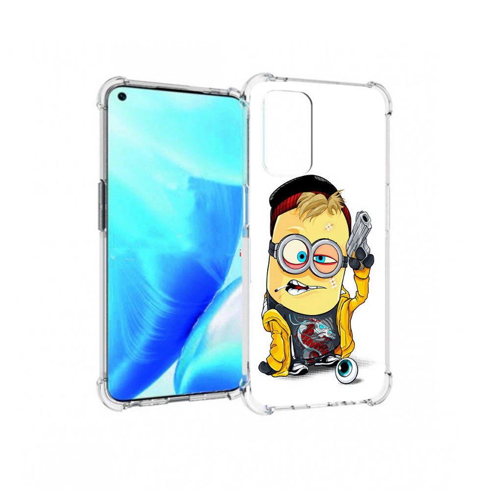 

Чехол MyPads Tocco для OnePlus Nord N200 5G миньон бандит (PT227046.132.475), Прозрачный, Tocco