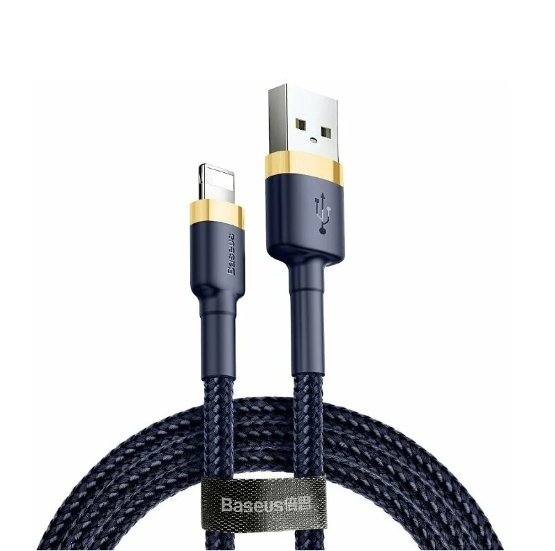 фото Кабель lightning - usb baseus calklf-bv3 1 м золотистый, синий