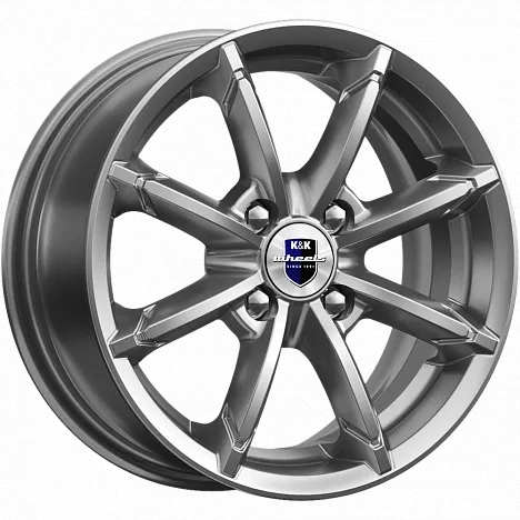 

R14 4x100 6j Et30 D67,1 К&К Sportline (Кс603) Дарк Платинум K&K 72463