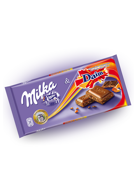 

Milka Daim 100 грамм (22шт.) Упаковка 22 шт