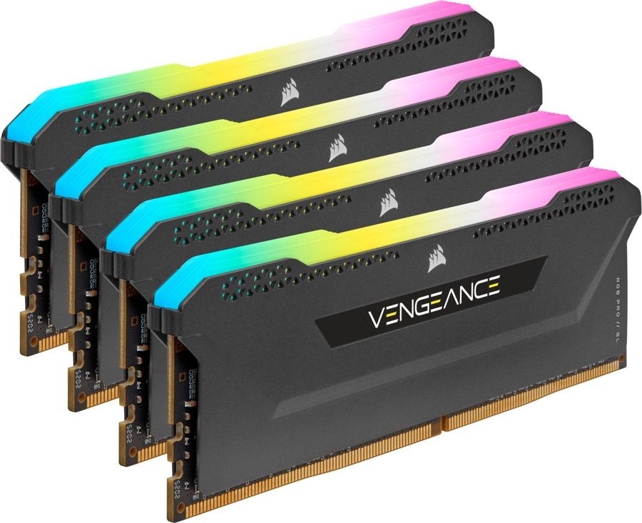 

Оперативная память Corsair (CMH128GX4M4E3200C16), DDR4 4x32Gb, 3200MHz