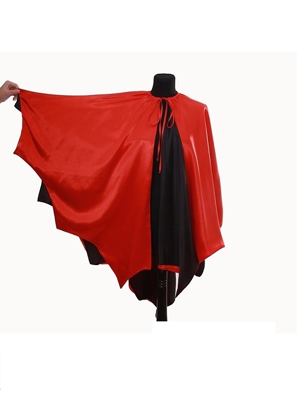 фото Карнавальный костюм артэ театральная галерея плащ "летучая мышь" цв. красный; черный