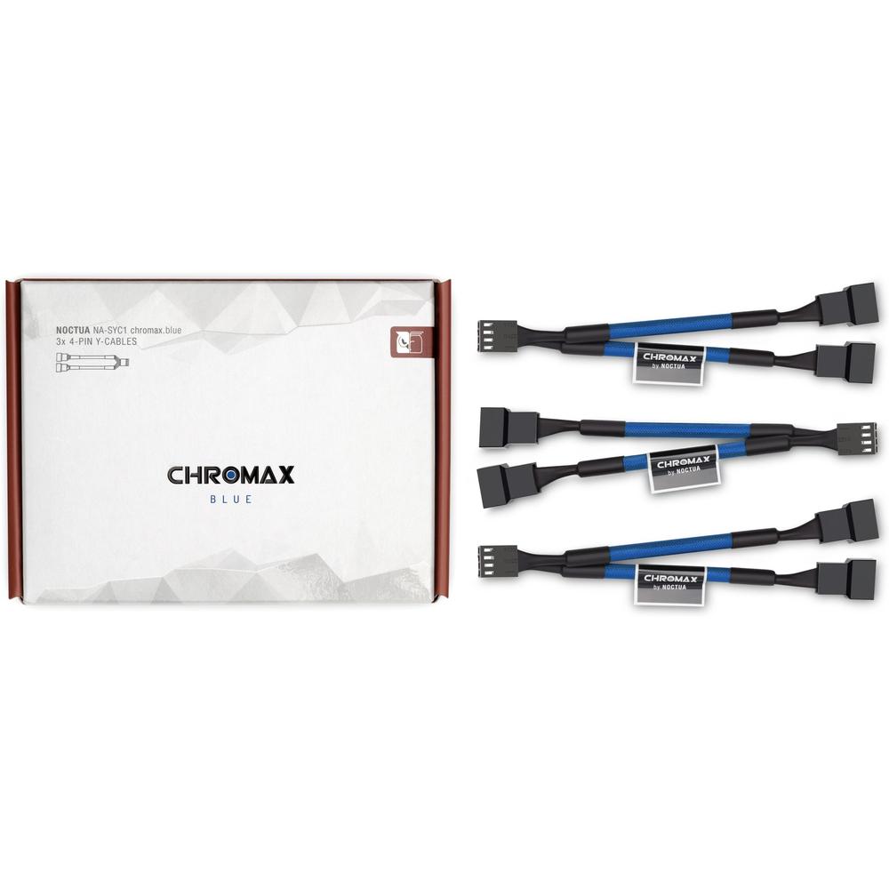 

Noctua 4-pin Y-Cables 3pc NA-SYC1.BLUE, NA-SYC1.BLUE