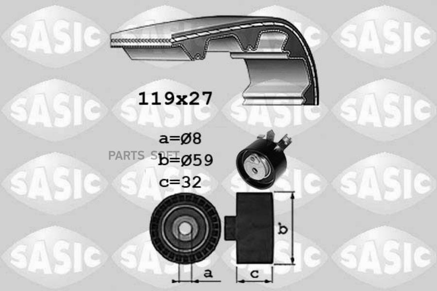 Комплект Грм Dacia Renault Mercedes Nissan Sasic арт. 1754026