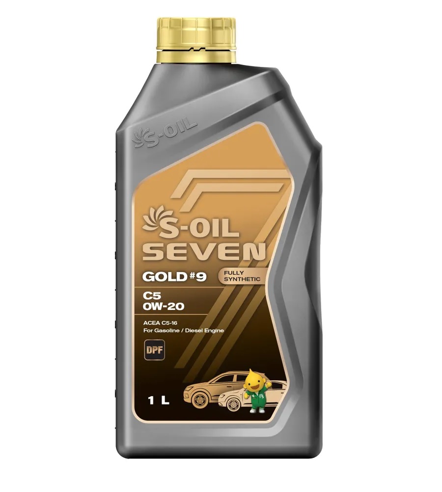 

Моторное масло S-OIL синтетическое 7 Gold#9 C5-16 Sn 0w20 1л