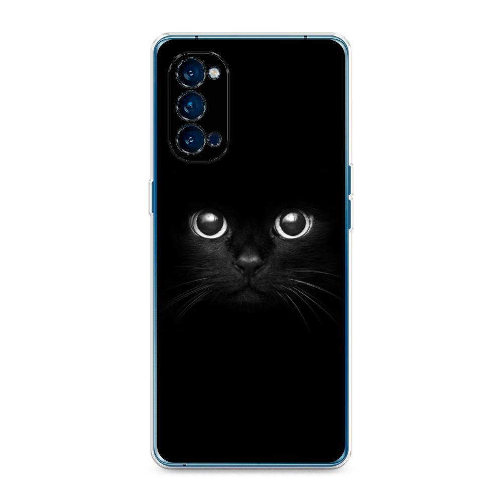 

Чехол Awog на Oppo Reno 4 Pro 5G "Взгляд черной кошки", Разноцветный, 253750-1