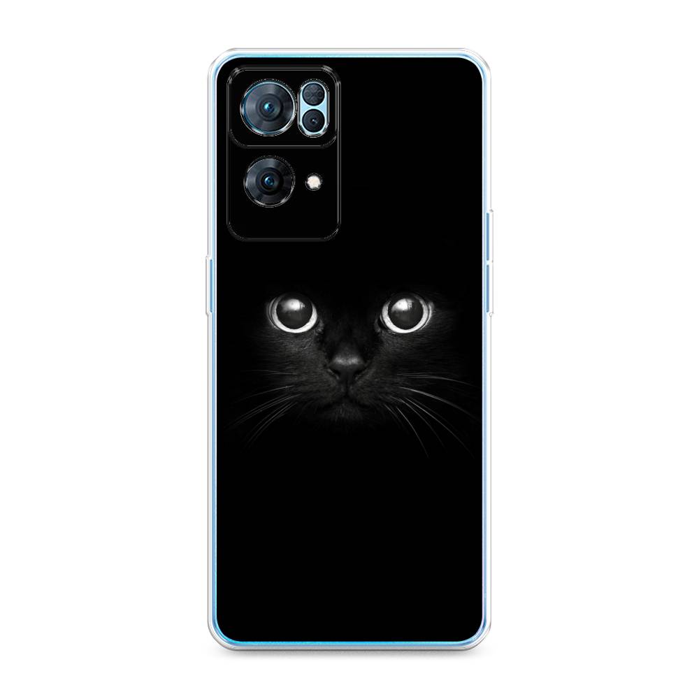 

Чехол Awog на Oppo Reno 7 Pro "Взгляд черной кошки", Разноцветный, 258250-1