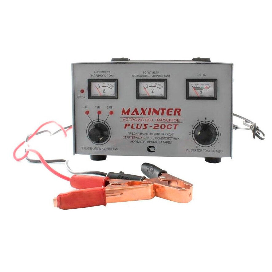 Зарядное устройство Maxinter ПЛЮС-20 СТ 6V12V24V20A