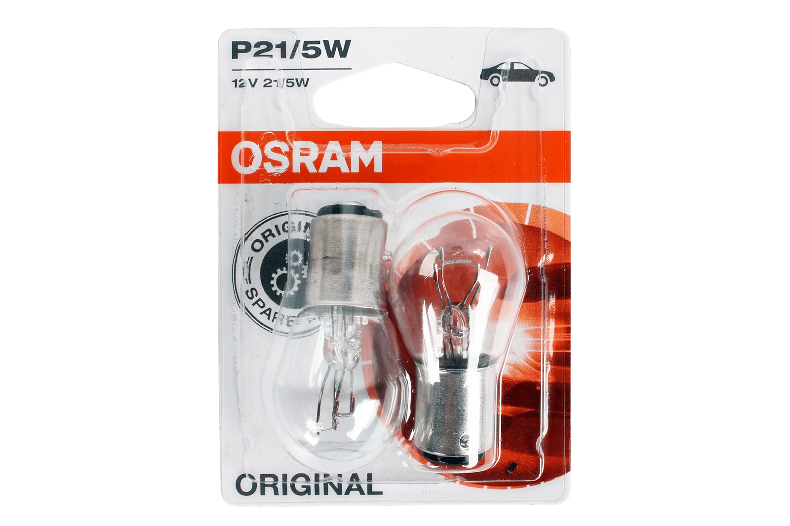 Лампа 12Vx21/5W OSRAM O-7528 2шт