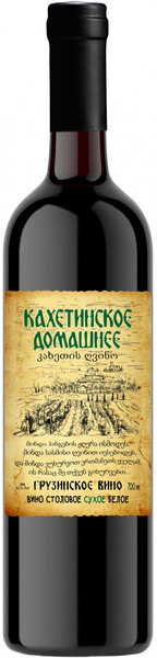 

Вино "Кахетинское Домашнее" Белое Сухое, 0,7 л