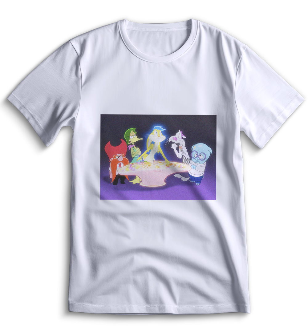 XL Белая Футболка Top T-shirt с Веселыми Мелодиями Looney Tunes 0066