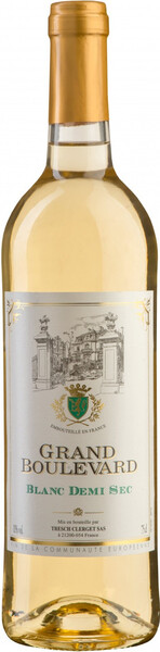 

Вино "Grand Boulevard" Blanc Demi Sec, 0,75 л
