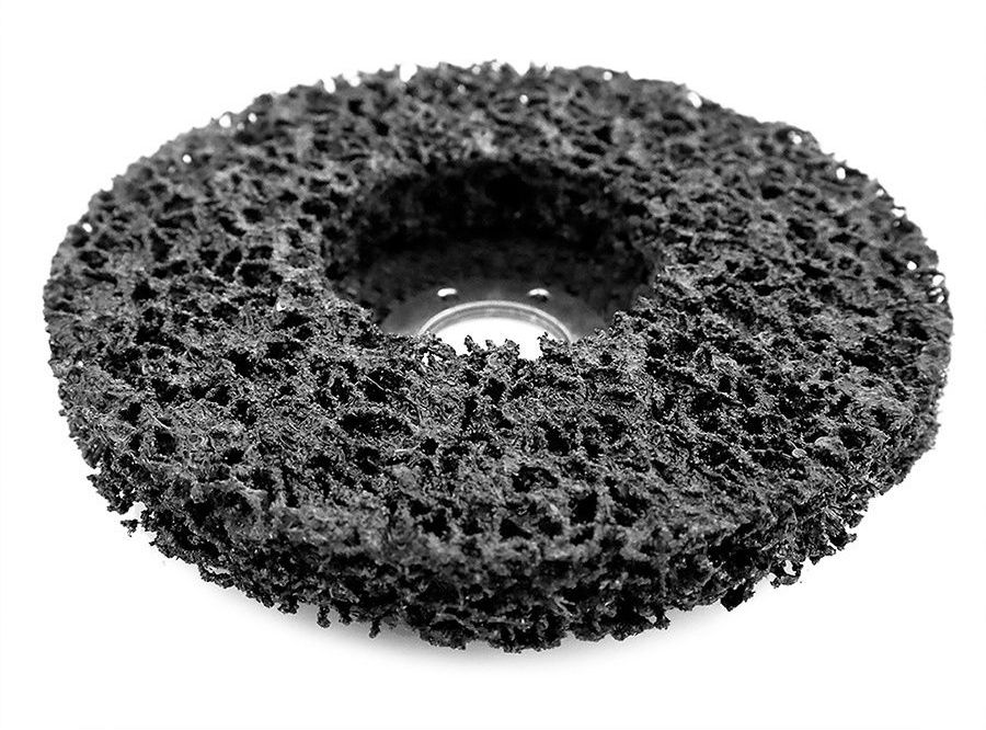 Круг абразивный зачистной ROCKFORCE 150х22.2мм Черный круг зачистной 125х22 2мм абразивный 12000об мин зеленый rockforce rock force арт rffr52