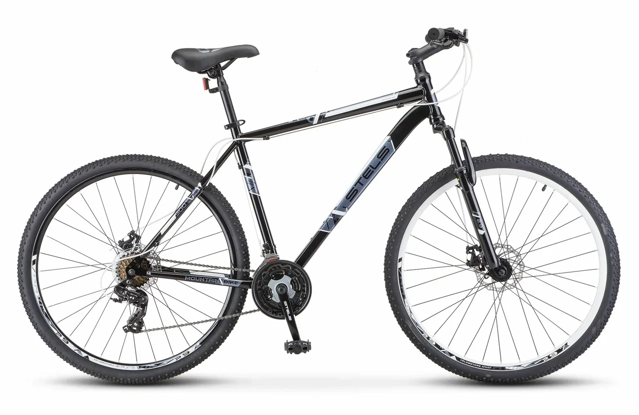 

Велосипед STELS Navigator 900 MD 2021 17.5" черный/белый, Navigator 900 MD