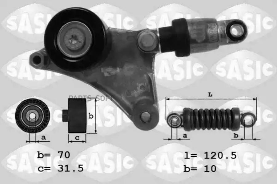

Ролик Натяжной SASIC 1626165
