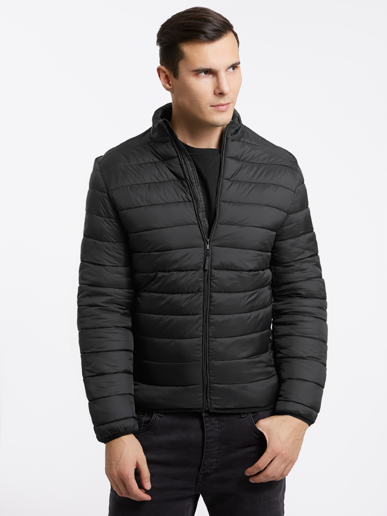 

Куртка мужская oodji 1B111008M черная 2XL, Черный, 1B111008M