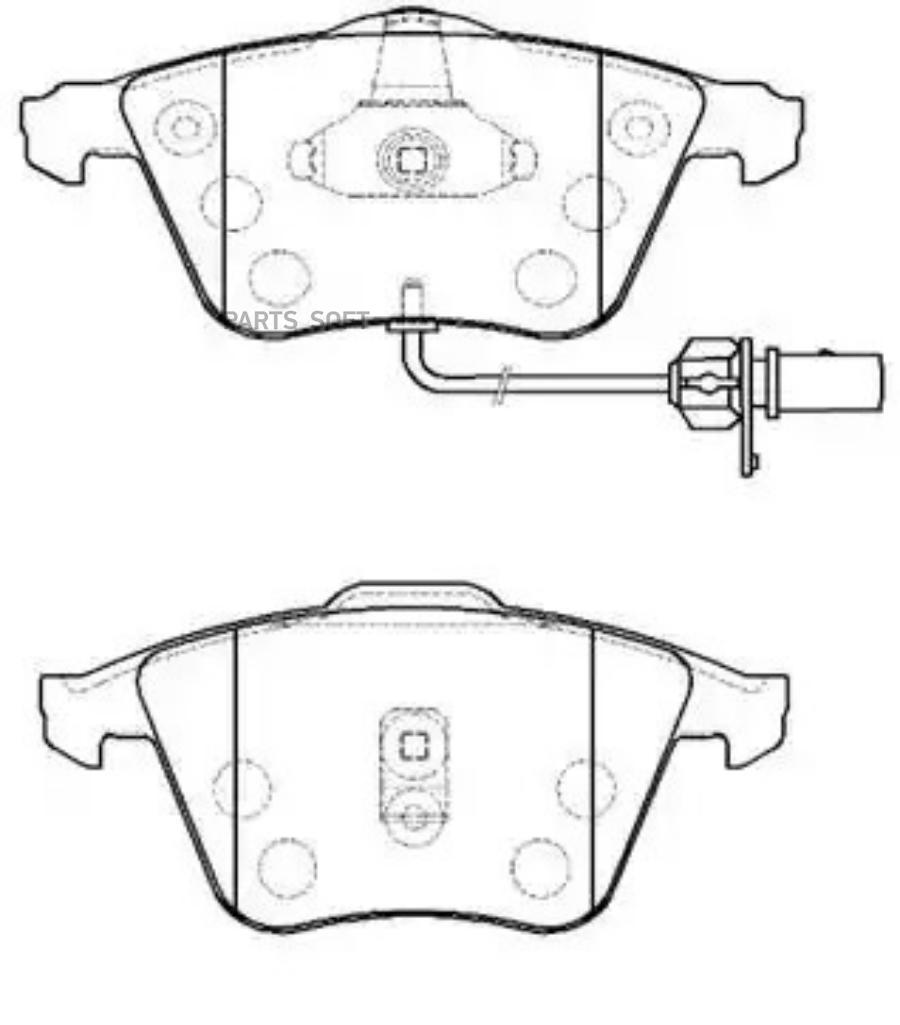 

Колодки Тормозные Дисковые Audi: A6 3.0, 2.7T, 2.5T HSB HP5254