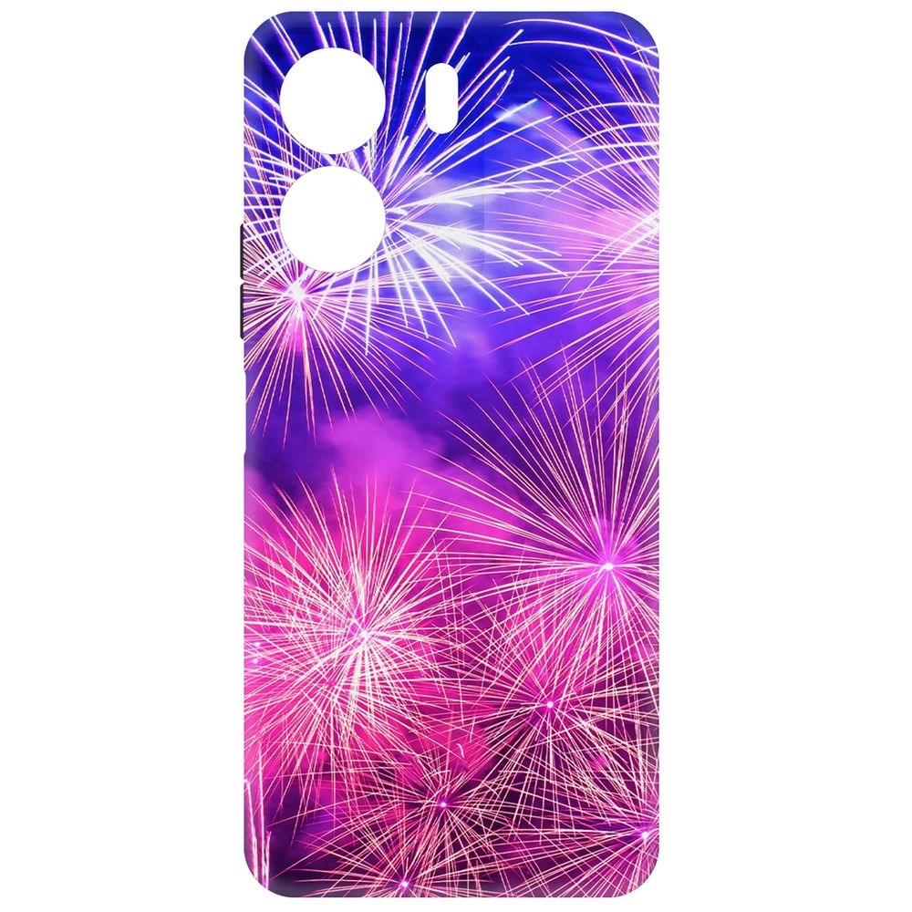 

Чехол-накладка Krutoff Soft Case Салют для Poco C65 черный
