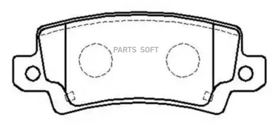 

Колодки Тормозные Дисковые Задн Toyota: Corolla 01 - , Corolla Седан 02 - , Corolla Универ
