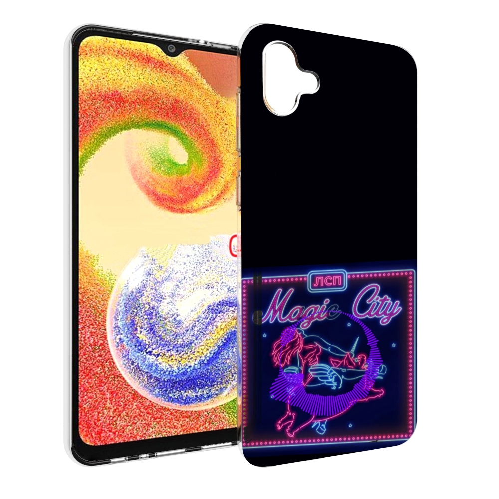 

Чехол MyPads Magic City ЛСП для Samsung Galaxy A04, Прозрачный, Tocco