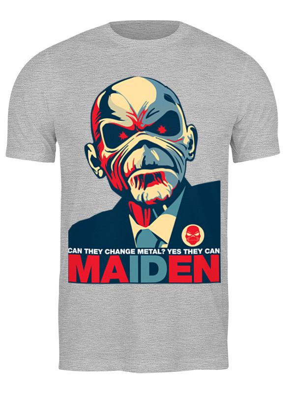 

Футболка мужская Printio Iron maiden band серая M, Серый, Iron maiden band