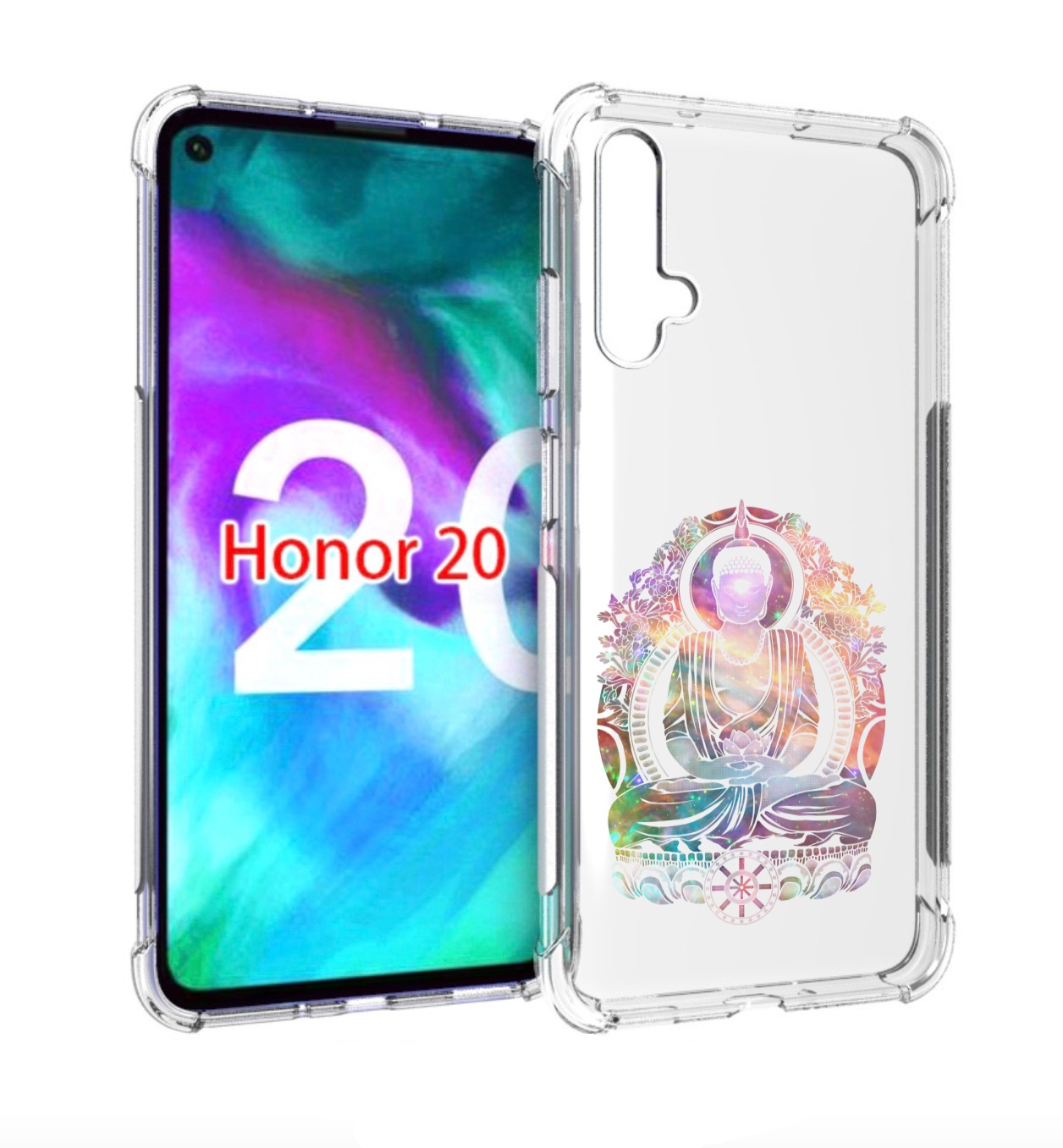 

Чехол бампер MyPads умный мужчина абстракция для Honor 20, Прозрачный, Tocco