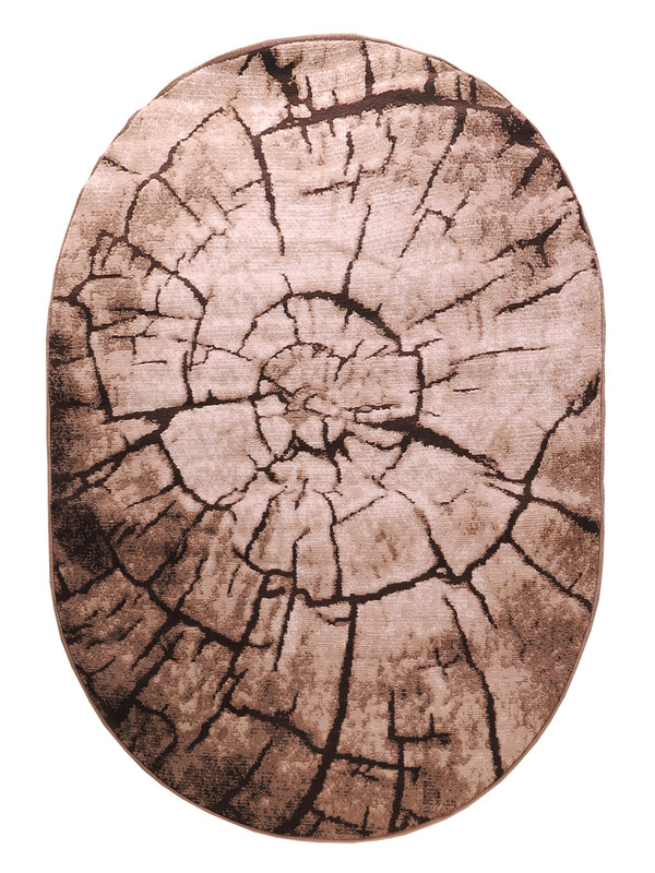 Ковер Princess House овальный 180х260 см бежевый полипропилен 100%