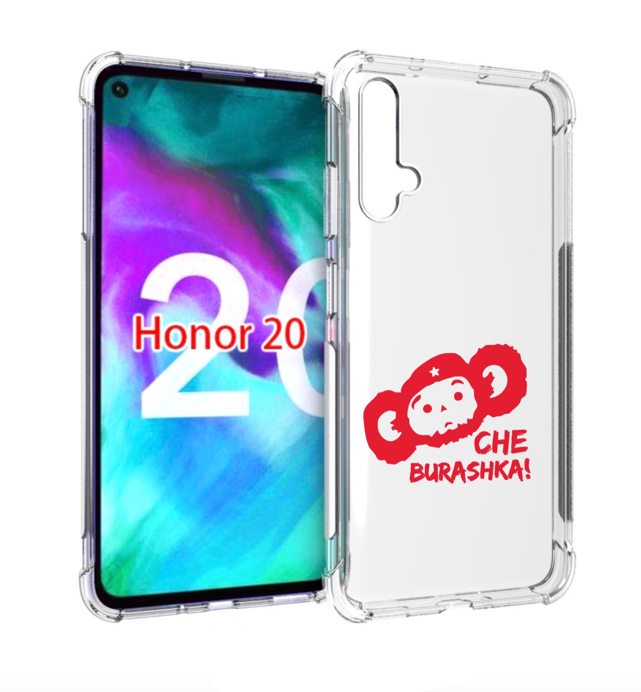 

Чехол бампер MyPads чебу для Honor 20., Прозрачный, Tocco