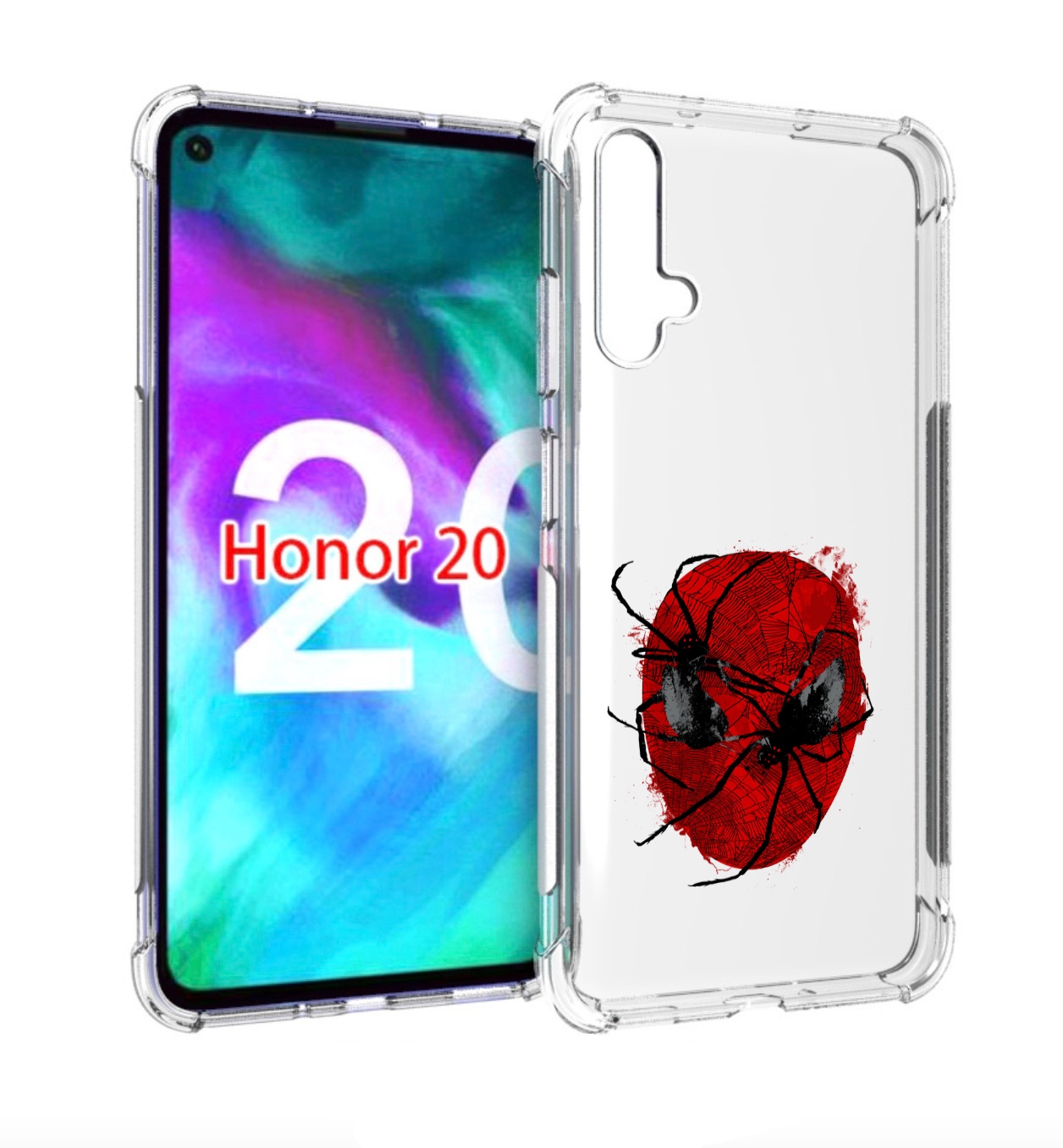 

Чехол бампер MyPads человек паук для Honor 20., Прозрачный, Tocco