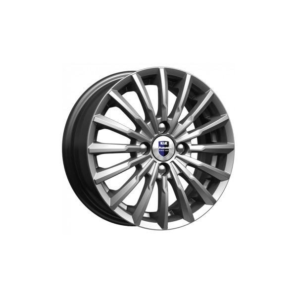 

R17 5x114,3 7j Et45 D66,1 К&К Акцент Дарк Платинум K&K 72564, Серебристый