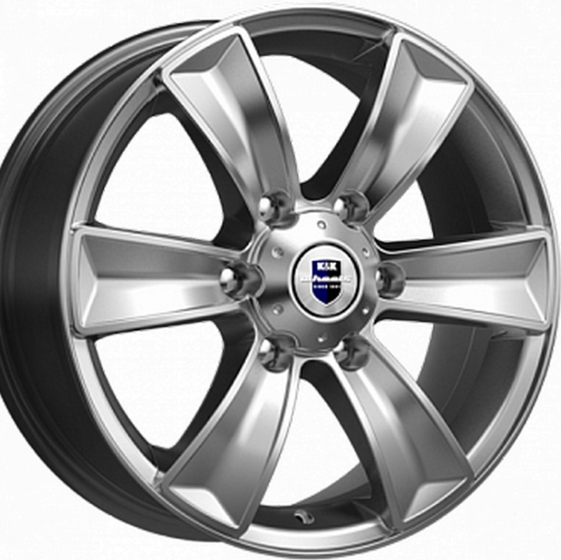 

Диск КиК, Тайфун 7x17/6x139.7ET30 106.1, Серый;серебристый